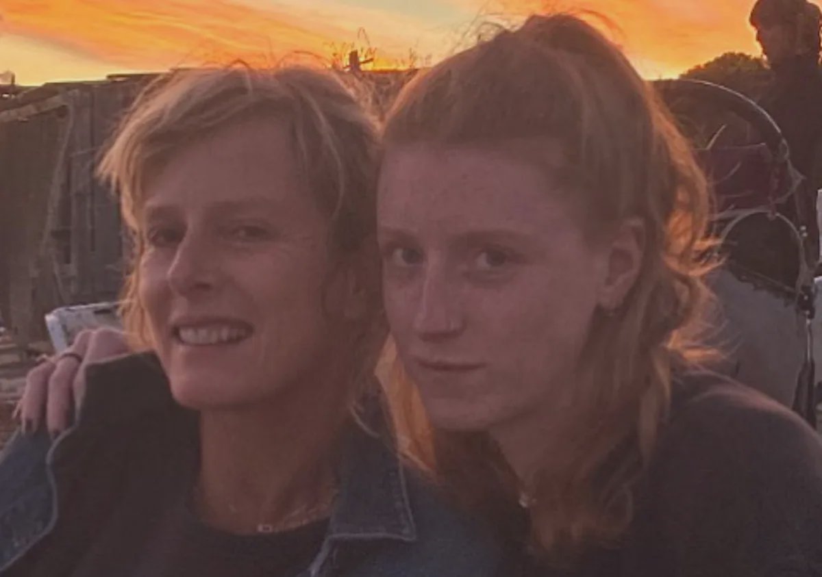 Karin Viard y su hija Marguerite